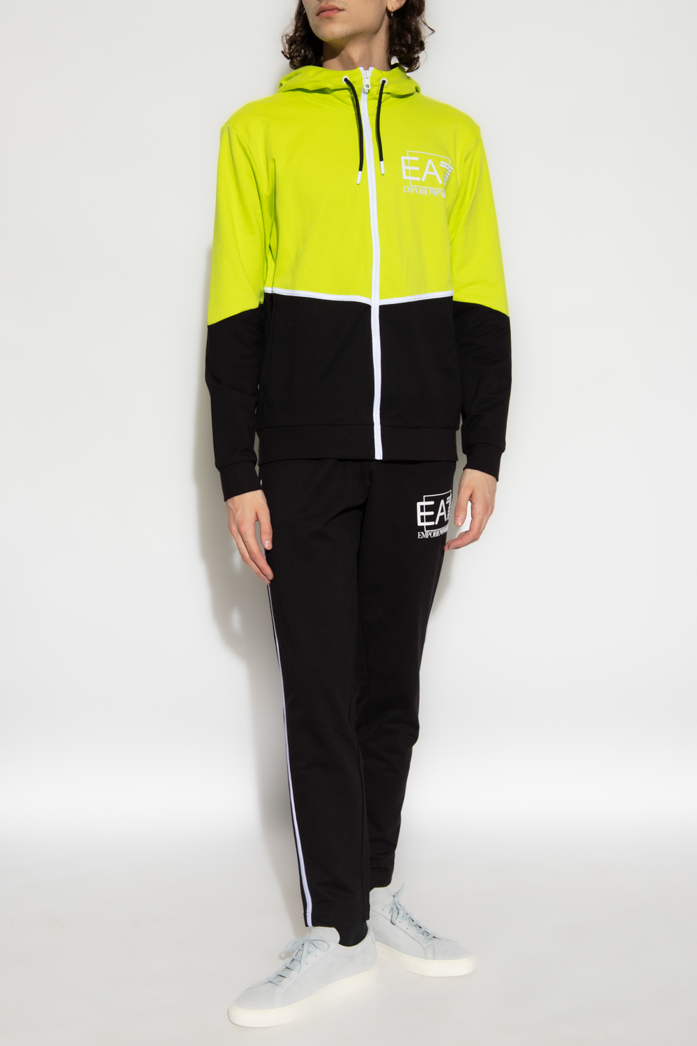 Green Sweatsuit with logo EA7 Emporio Armani Vitkac Italy